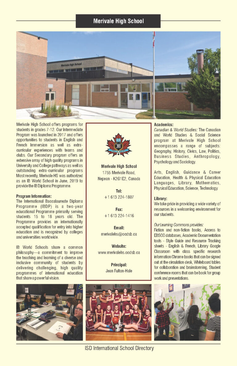 Merivale High School Canada