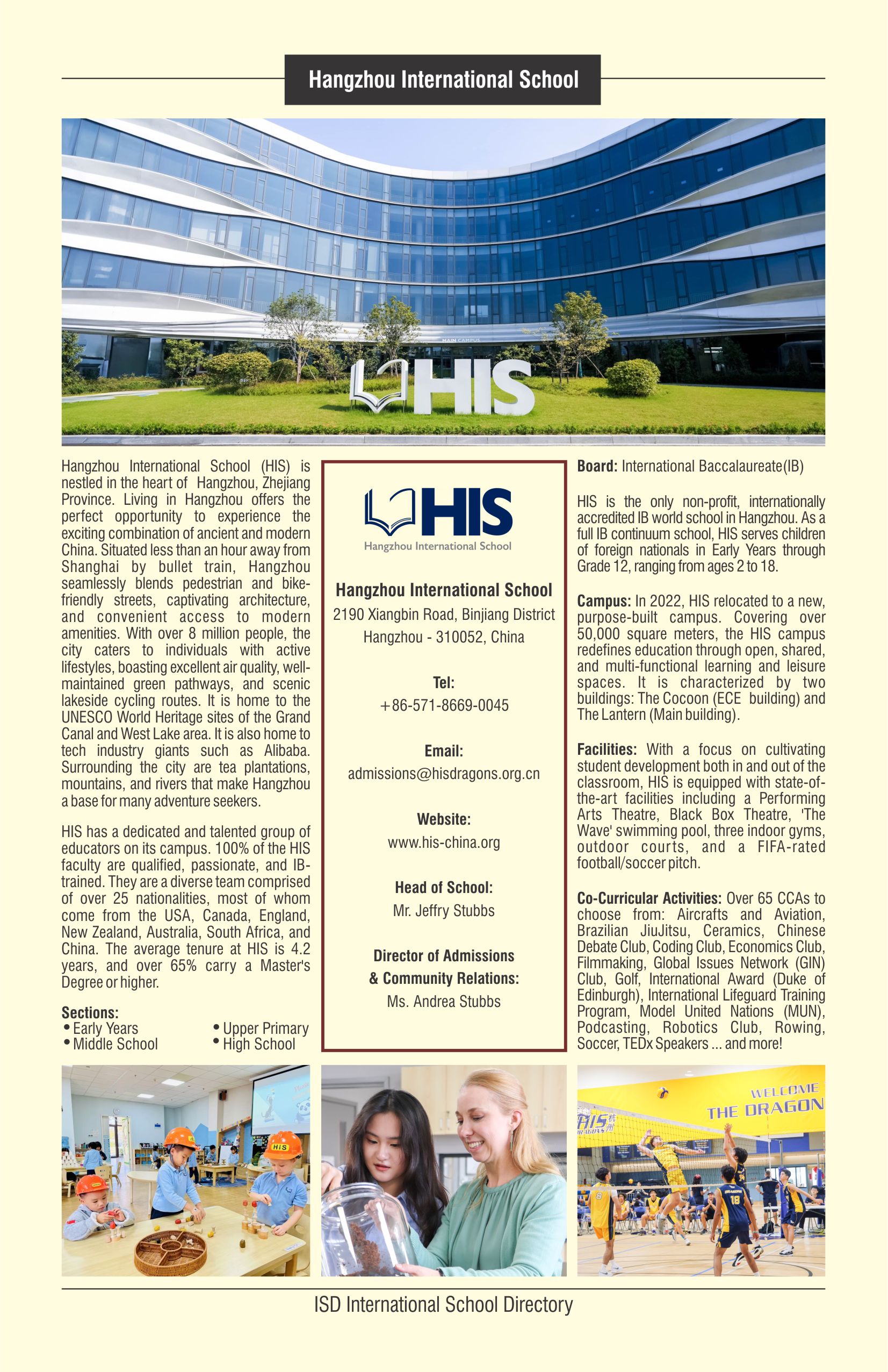 Hangzhou International School-China