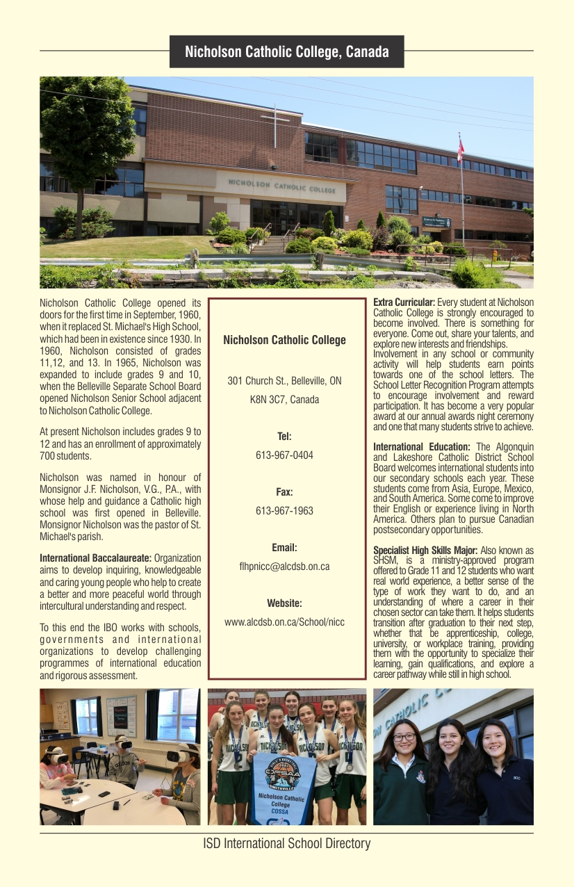 Nicholson Catholic College