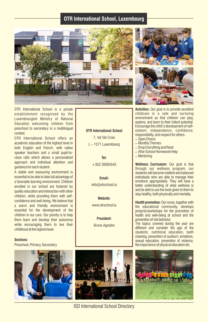 OTR International School, Luxembourg