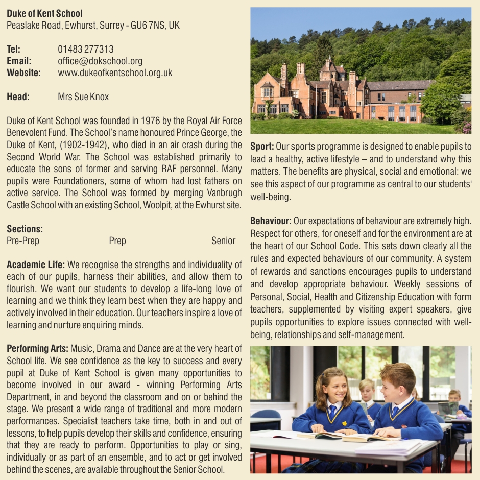 Duke of Kent School