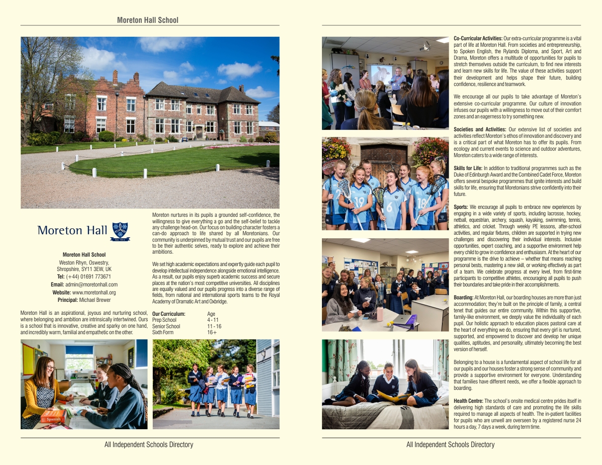Moreton Hall School