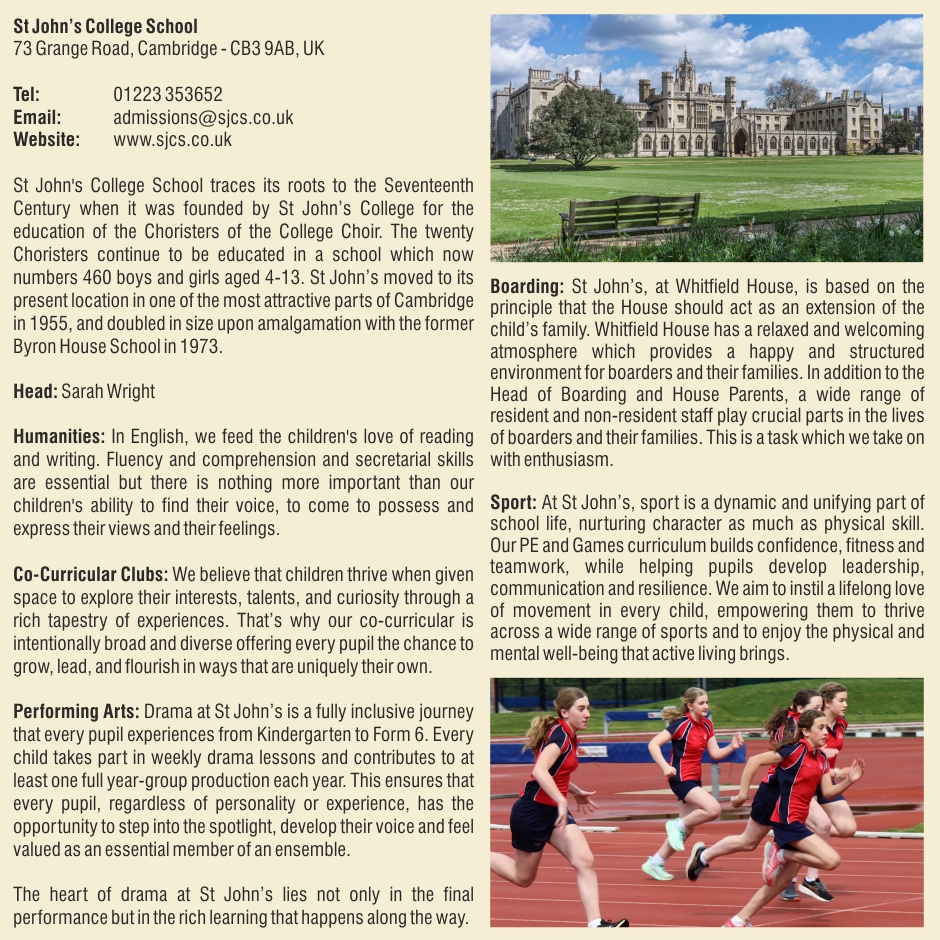 St John’s College School-Cambridge