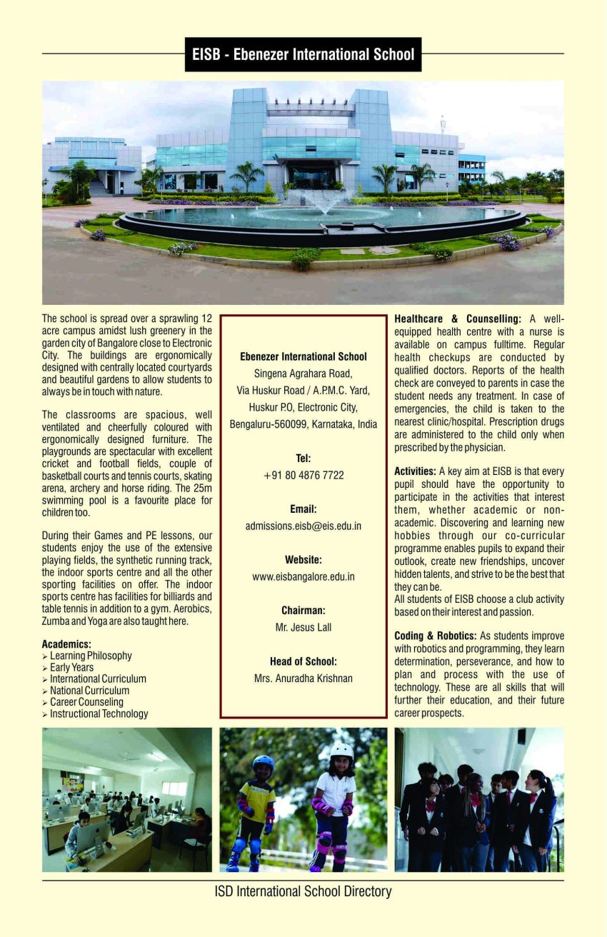 India-EISB - Ebenezer International School